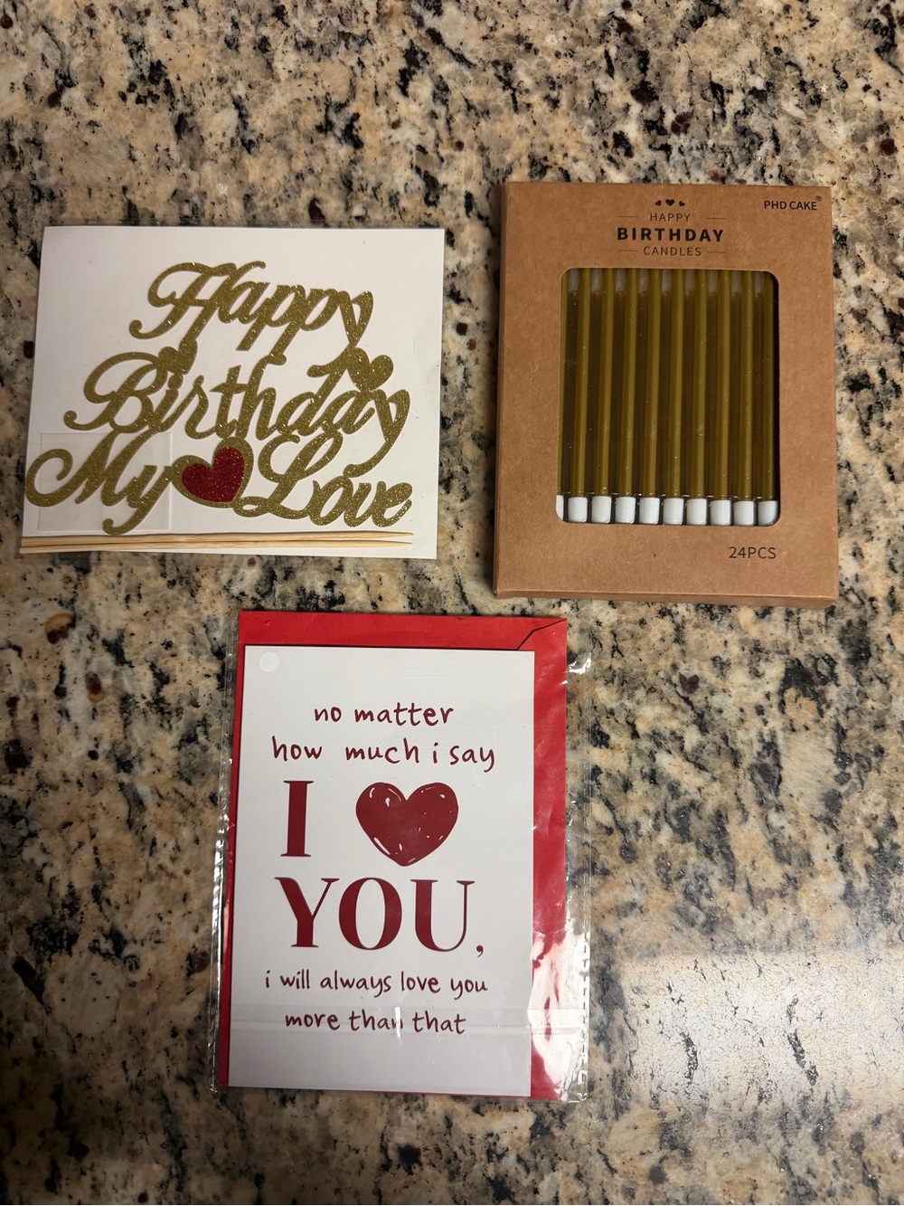 New-Happy Birthday Love set/bundle